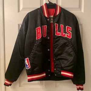 Vintage 1990’s Chicago Bulls Starter jacket.